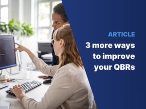 3 more ways to improve your QBRs - thumbnail