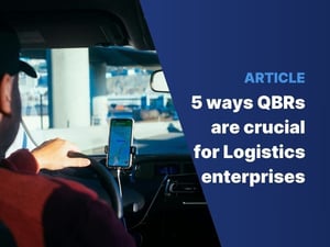 5 ways QBRs are crucial for Logistics - thumbnail